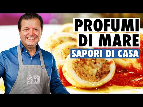 CALAMARI RIPIENI AL SUGO - Gustosi e facili da preparare: provali subito! 🦑🍅