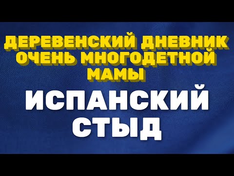 Деревенский дневник очень многодетной мамы. Мать героиня.Ольга Быкова - испанский стыд. влог
