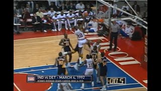 John Salley Skies for the Buzzer-Beating Tip Dunk (Waved Off Tho)