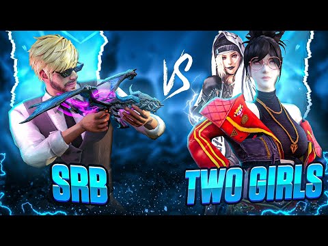 1vs2 Custom Challenge With శూర్పణకాలు 😡🔥🤣😂 || SRB vs Two Girls 🔥🔥|| #freefire #srb #viral