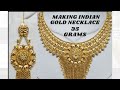 Gold Necklace Set Making | Indian Jewelry | Jewelry Making | How it's made | 22k Gold Jewelry