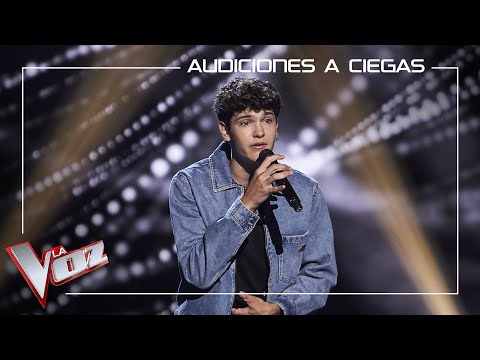 Javier Crespo canta 'Manos de tijera' | Audiciones a ciegas | La Voz Antena 3 2022