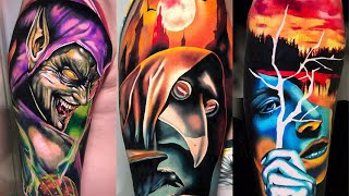 40 Colorful Half Sleeve and Forearm Tattoos | Amazing Color Tattoos | Colorful Tattoo Ideas
