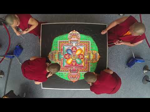 Mystic Arts Tibet Mandala Time Lapse