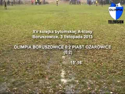 A-KLASA: Olimpia Boruszowice - Piast Ożarowice 0:2 |03/11/2013| |2013/2014|