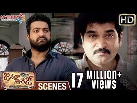 Jr NTR & Rajiv Kanakala Best Performance | Best Dialogues & Fight Scene | Janatha Garage Movie