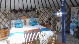 Bluebell Yurt 2013 showing Lily Lake