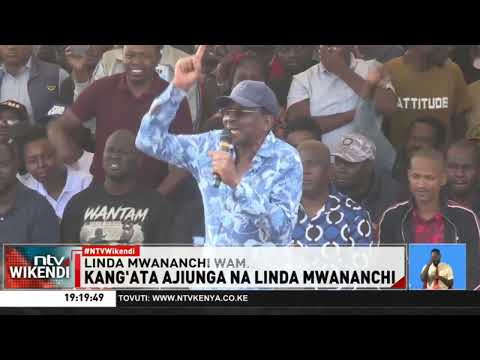 Gavana Irungu Kang'ata aungana na wana Linda Mwananchi katika mkutano wao Thika