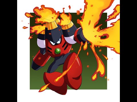 Mega Man (Rockman) 9 - Magma Man boss - 8 bit PC