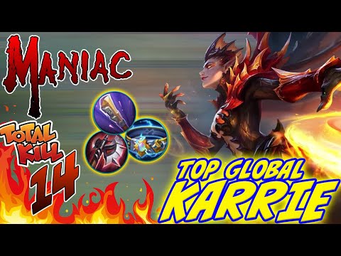 Karrie BRUTAL DAMAGE | Karrie Meta Build | Best Build Karrie | Top Global Karrie ~ MLBB