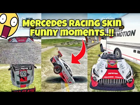 Mercedes new racing skin😱Funny moments😂 Extreme car driving simulator🔥