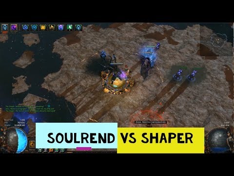 [3.8] Low-Life Soulrend Trickster vs Shaper + Guardians - Path of Exile Blight