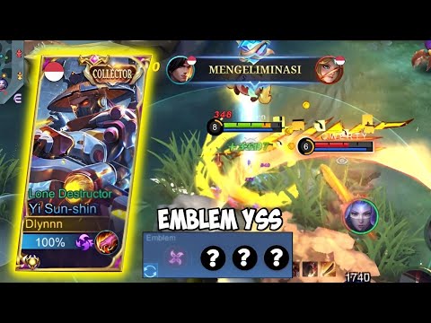 NIH EMBLEM YSS YG SERING KALIAN TANYAIN🔥EARLY GAME AJA UDH ADA DAMAGE! | TOP GLOBAL YSS - MLBB