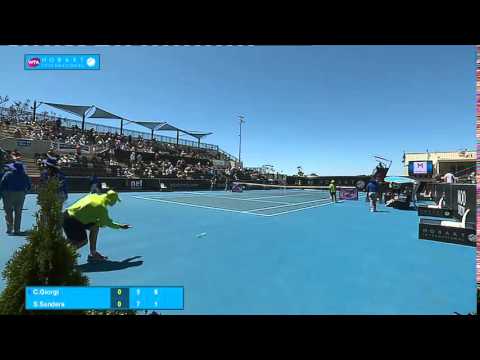 Camila Giorgi vs Storm Sanders: Full-match replay (1R) - Hobart International 2015