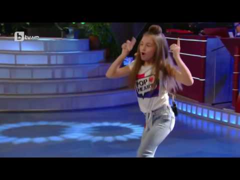 Krisia Todorova Singing CANT STOP THE FEELING LIVE
