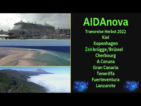 AIDAnova Kreuzfahrt - Von Kiel nach Gran Canaria