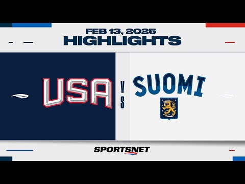 4 Nations Face-Off Highlights | USA vs. Finland - February 13, 2025