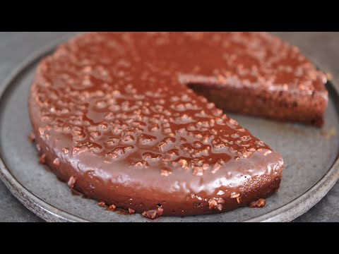 RECETTE GATEAU CHOCOLAT POTIMARRON GLACAGE ROCHER AMANDE