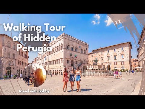 Perugia Piazzas 🇮🇹 | Walking Tour in the Heart of History