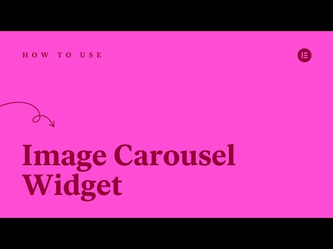 How to Use the Image Carousel Widget in Elementor