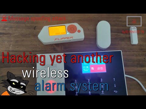 Hacking yet another wireless alarm system // Demonstrating four attacks with a Flipper Zero