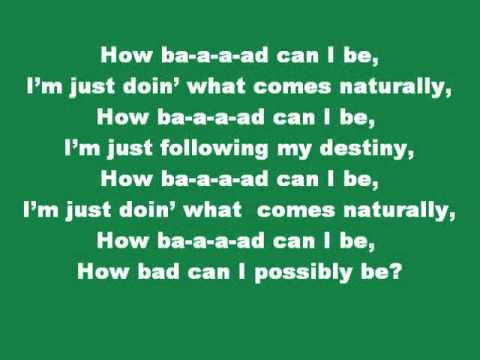 The Lorax-How Bad Can I Be-lyrics