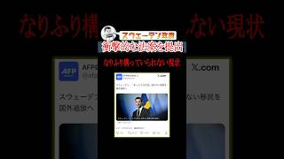 スウェーデン政府、衝撃的な法案を提出#shorts #参政党 #神谷宗幣 #政治