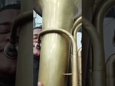 Hino 147 tubas subdividindo H5- É bom louvar ao Criador 🙌🏾❤️ #tuba #hinosccb #baixo #ensaio #louvor