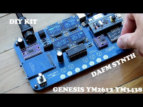 DAFM SYNTH - Genesis YM2612 / YM3438 DIY Kit - MENU 2/6