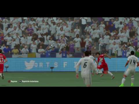 Gol de Bale Real Madrid 3 Spartak de Moscú 2 UEFA Champions League Fase de Grupos Fecha 2 FIFA 17