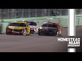Hard racing: Logano races Elliott hard two laps down | NASCAR Cup Series at Homestead