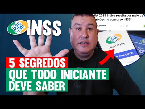 CONCURSO INSS 2025 NÍVEL MÉDIO - 5 DICAS PARA INICIANTES 🔴