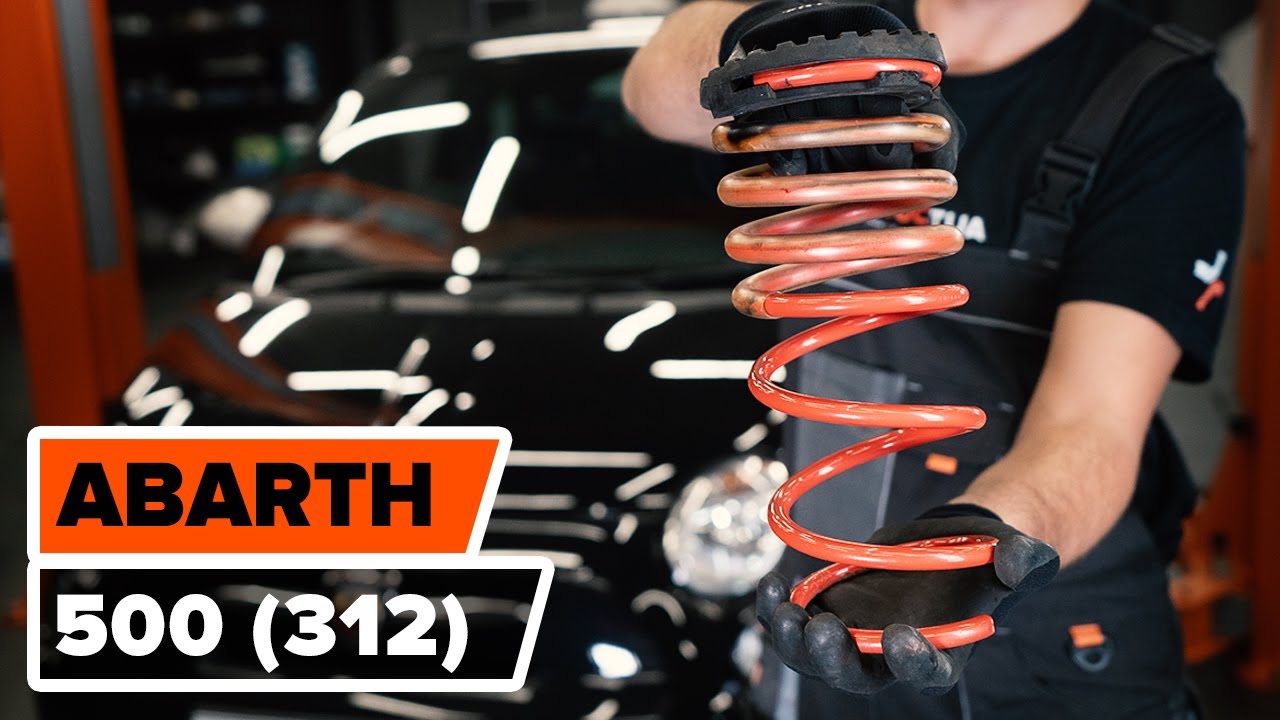Kuinka vaihtaa jousi eteen Abarth 595-autoon – vaihto-ohje