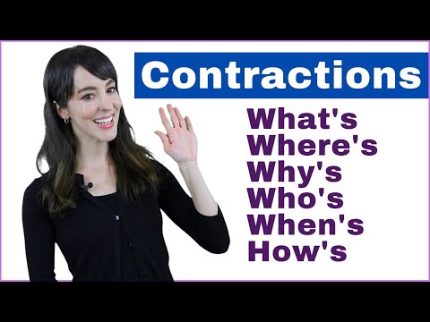 短縮形｜疑問形＋be動詞｜基本的な英語の短縮形の発音方法を学ぶ (Contractions | Question Form + 'be' verb | Learn How to Pronounce Basic English Contractions)
