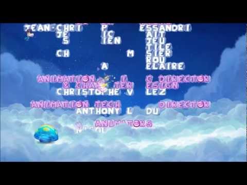 Rayman Origins (1080i HD) Walkthrough Part 96 - Credits