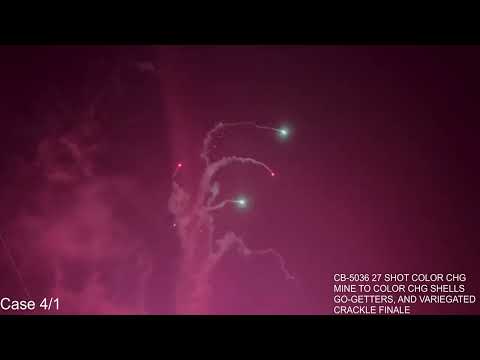 CB-5036 · 27 SHOT COLOR CHANGE MINE TO COLOR