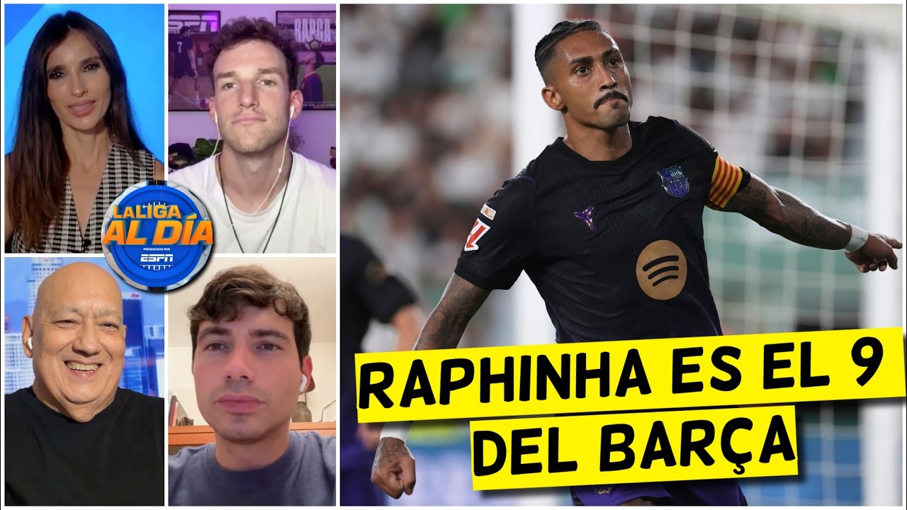 RAPHINHA RESPONDE con GOLES a las DUDAS en el BARCELONA por la falta de un '9' | La Liga Al Día