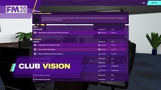 FM2020 Club Vision / New Feature