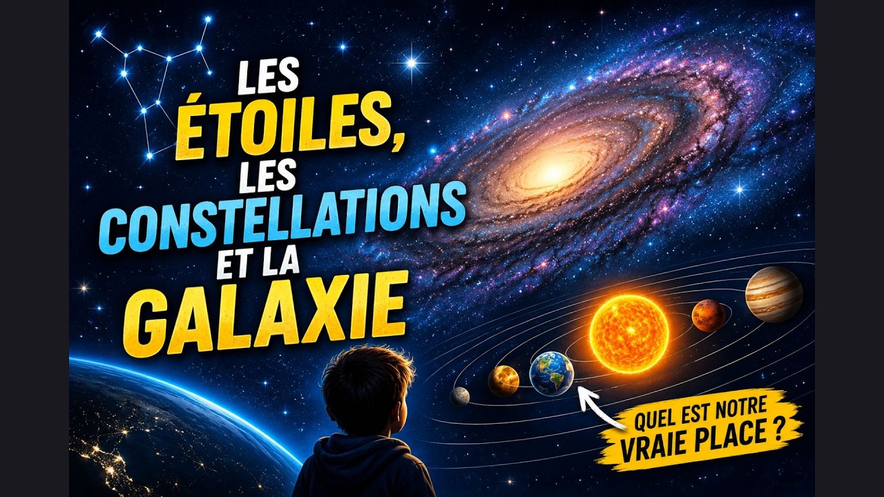 Les étoiles, les constellations et la galaxie