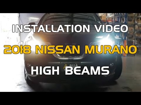 Nissan Murano LED Headlights Bulb Installation | High Beam Replacement