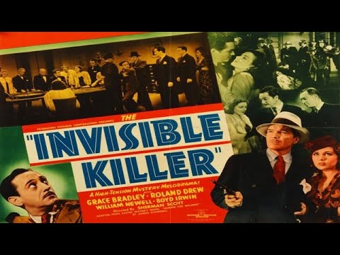 The Invisible Killer (1939) — Full Movie | Grace Bradley, Roland Drew | Mystery / Crime / Thriller