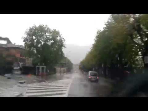 PIOGGIA FITTA SU COMO: ECCO LA PRESA DIRETTA SUL GIRONE