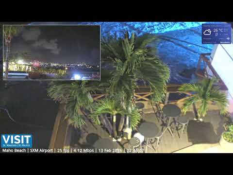 LIVE SXM Airport February 13 ✈️ -  Maho Beach Sint Maarten