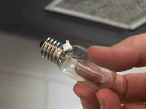 Replace the Microwave Incandescent Light