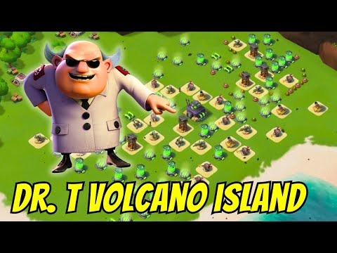 How to Easily Beat Dr.T's Volcano Island Level 20 (Boom Beach)