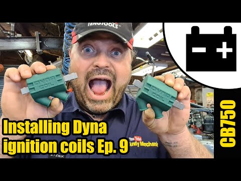 Honda CB750 K2 - Installing Dyna ignition coils Ep. 9 #1475