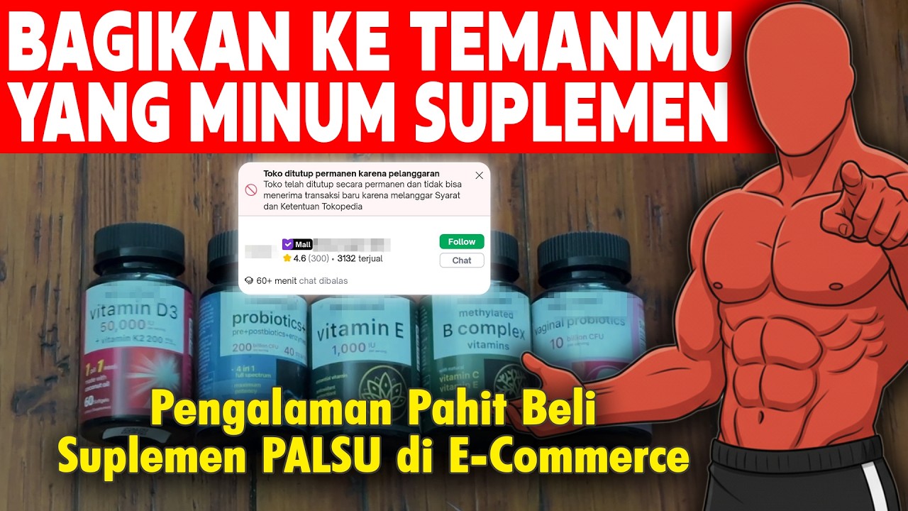 Ngeri! Beli di Official Store, Tapi Suplemen Impor Amerika Ini Palsu!