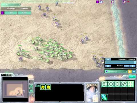 Starcraft 2 sc2 INSANE baneling marine patrol spliting /split challange lvl 34