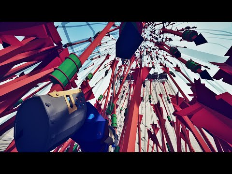 Rain the Arrow in the Sky | Satisfying & Relaxing Battle | Totally Accurate Battle Simulator TABS