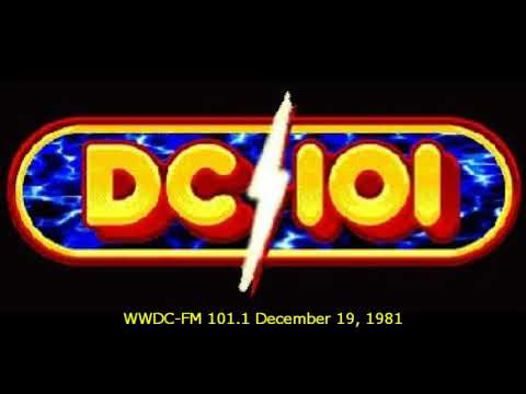 WWDC-FM "DC 101" Washington, D.C. aircheck from 1981